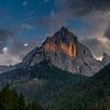 Dolomieten in het avondlicht van Jeroen van Deel