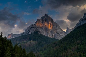 Dolomiten im Abendlicht von Jeroen van Deel