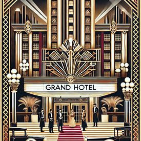 Art Deco Grand Hotel von Eric Nagel