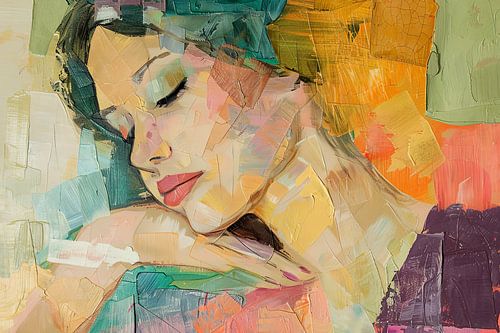 schilderachtig vrouwelijk portret