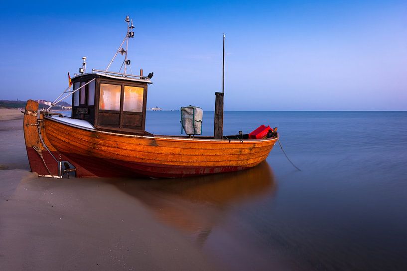 Fishing boat on the Baltic Sea by Martin Wasilewski