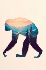 Dierenlandschap van Poster Art Shop