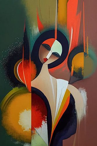 Vrouw abstract