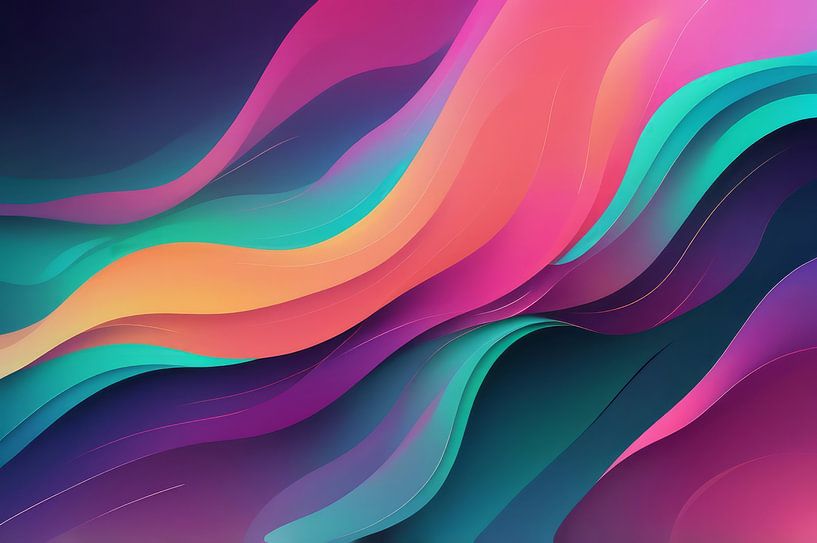 abstract background aurora rainbow by hisam colours