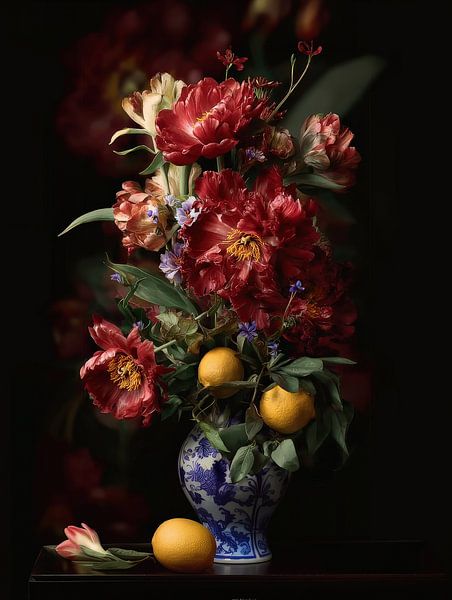 Dunkle Blüten von Your unique art