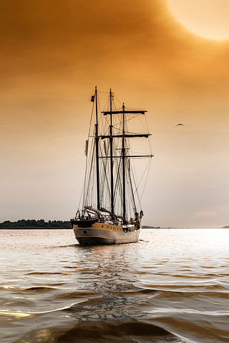 Avondsfeer in Blankenese