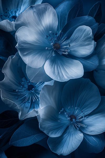 Blaue Blumen von Bert Nijholt