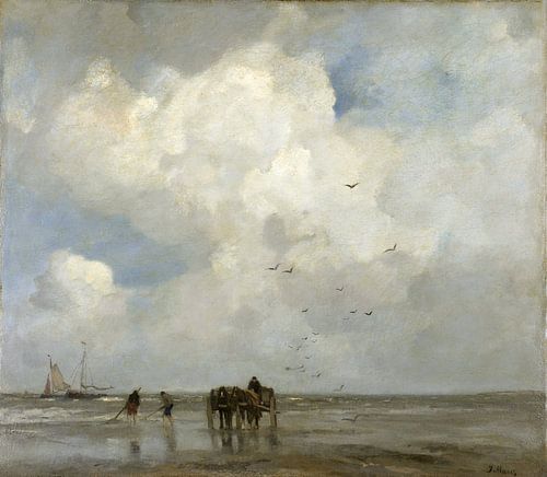 Muschelfischer Schelpenvissen - Jacob Maris
