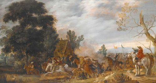 De schermutseling, Esaias van de Velde