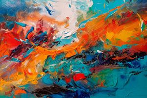 Vitalität in Farbe: Tanz der Energie und Emotionen