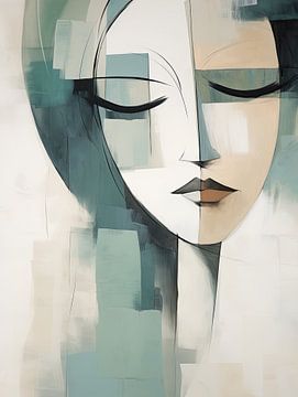 Vrouw abstract