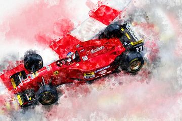 Jean Alesi, Ferrari by Theodor Decker