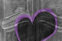 abstract door: love