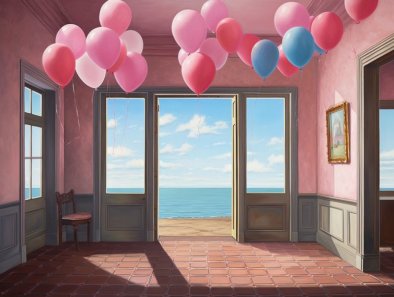 Sereniteit in roze 2 van Eye Candy Galore