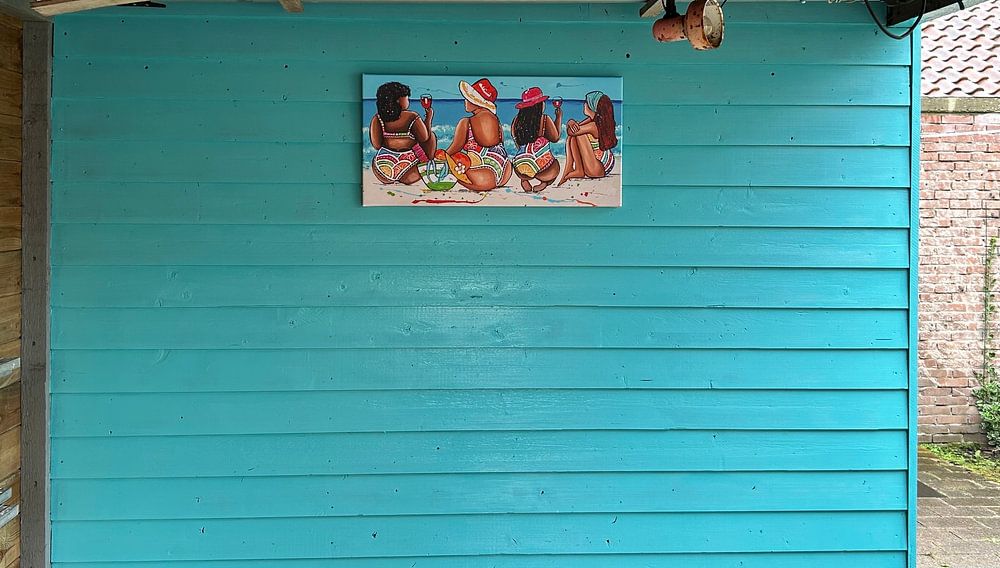 Chillen am Strand  von Happy Paintings / Renata Rolefes 