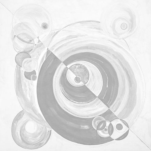 EH PAINTING ART 1994 #1119 Air Bubbles Soft-Black