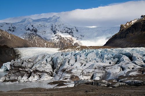 Svinafellsjökull gletsjer Ijsland