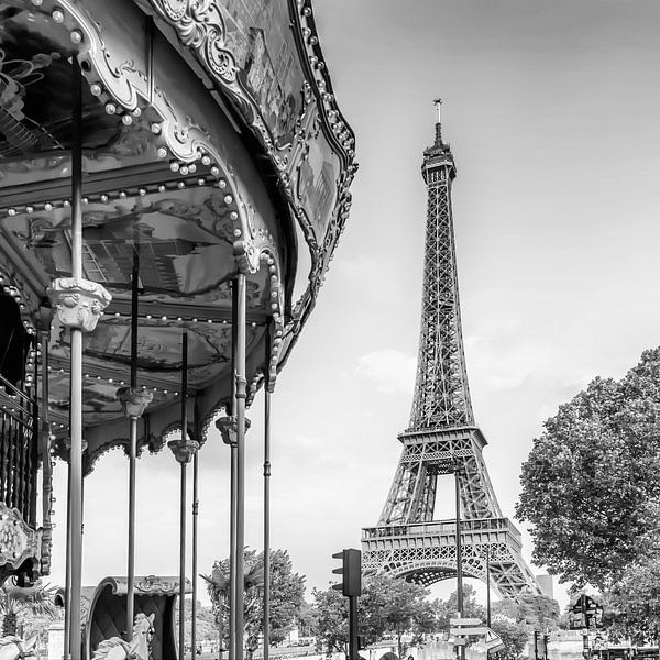 Typisch Paris | Monochrom von Melanie Viola
