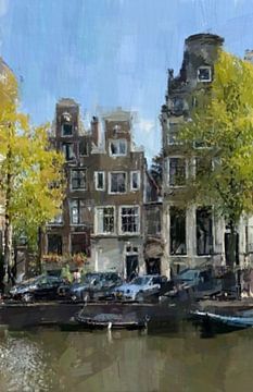 Keizersgracht Amsterdam. by Marianna Pobedimova
