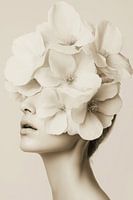 Vrouw met bloemen
