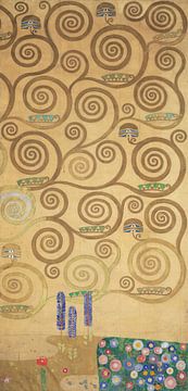 Werktekening voor de Stoclet-fries, deel 7, Gustav Klimt