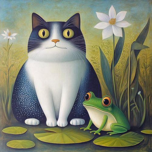 Die Katze und der Frosch