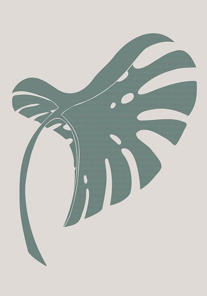 Monstera Bent Green by Pictufy Studio II