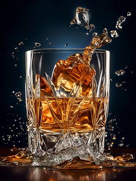 Whiskey on the rocks by Roy Mikes
