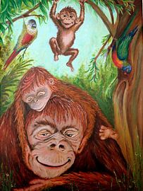 Singes et perruches, première partie sur Anita Snik-Broeken