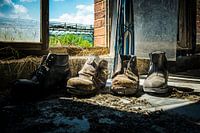 Forgotten shoes - traces of a bygone era