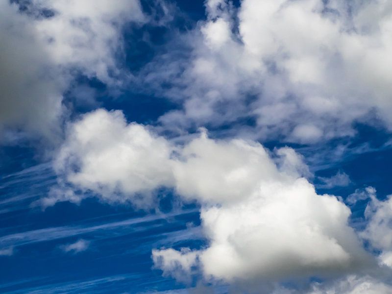 Blue sky with clouds part II by Martijn Tilroe