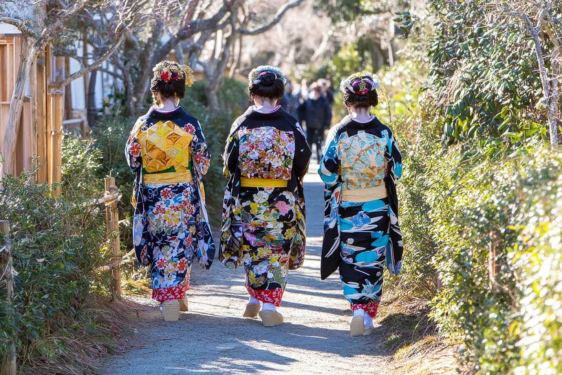 spiritual image Geishas Japan by Egon Zitter