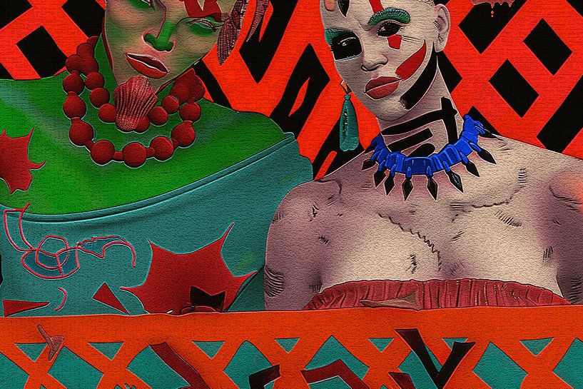 Popart portraits-power couples by Ton Kuijpers