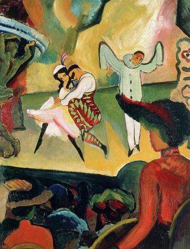 August Macke,Ballet Russen I, 1912
