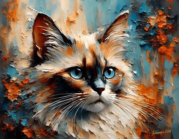 Prachtige kat (4) van Johanna's Art