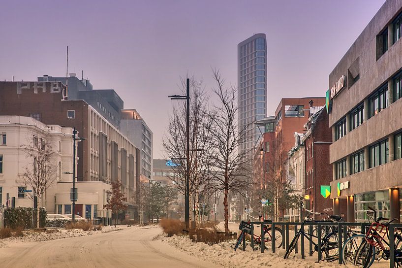 La neige sur le Vestdijk par Jasper Scheffers