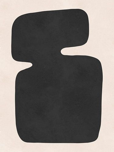 Zwarte expressieve vormen 7