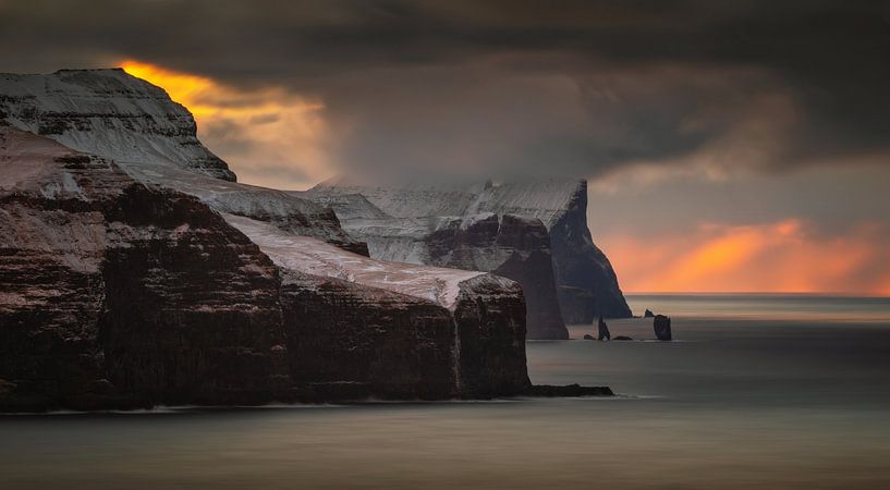 Cliffs of Stakkur by Wojciech Kruczynski