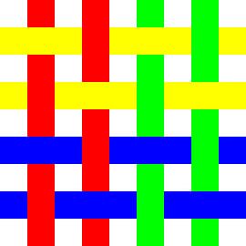 Kleurpermutatie | ID=09 | V=46 | P #04 | RGYB van Gerhard Haberern