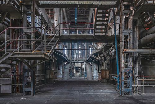 De verlaten kolencentrale