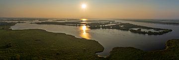 IJsseldelta waar de IJssel uitmondt in het Ketelmeer