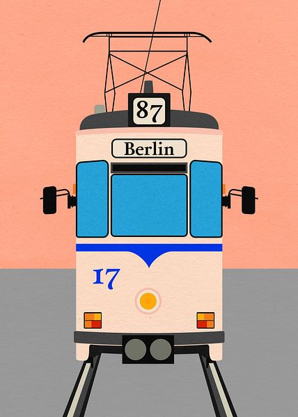 Berlin Tram by Rosi Feist