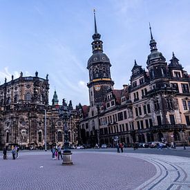 Een korte avondwandeling door het prachtige historische centrum van Dresden - Saksen - Duitsland van Oliver Hlavaty