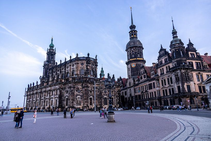 Een korte avondwandeling door het prachtige historische centrum van Dresden - Saksen - Duitsland van Oliver Hlavaty