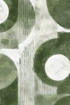 Geometrische Waterval | Groen van Kanzo