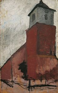 Kirche in Worpswede,1900