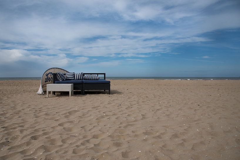 On the beach by Cilia Brandts
