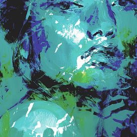 Portrait abstrait sur Diana Mets