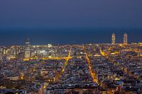 Barcelona bij nacht