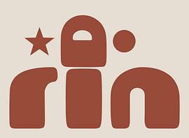 Brown Beige Organic Geometric